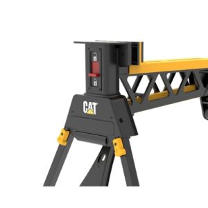 طاولة عمل كاتربيلر مع ملزمة، سعة 1 طن، أسود وبج - DH1002 - Image 4