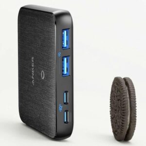 ⁦شاحن أتوم III نحيف 63 وات، من أنكر، أسود A2046K11⁩ - الصورة ⁦2⁩