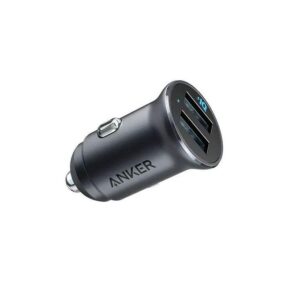 ⁦شاحن سيارة 24 وات، من أنكر، أسود A2727H12⁩ - الصورة ⁦2⁩