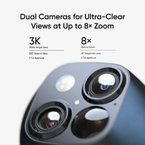 ⁦كاميرا يوفي S220 سولو للأمن، 2K، من أنكر، أسود وأبيض T8134321⁩ - الصورة ⁦6⁩