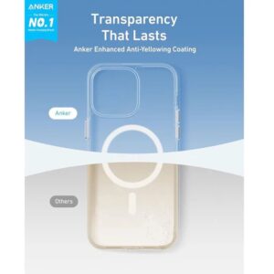 ⁦شاشة حماية 2 قطعة لأيفون 16 برو ماكس، من أنكر، شفاف A720C00C⁩ - الصورة ⁦7⁩