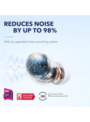 سماعات أذن ساوندكور سبيس A40، من أنكر، أبيض A3936022 - Image 3