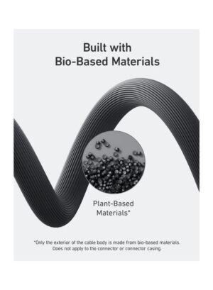 كابل باور لاين تايب سي إلى ايفون قماش 1.8 متر، من انكر، اسود - A80B2H11 - Image 3