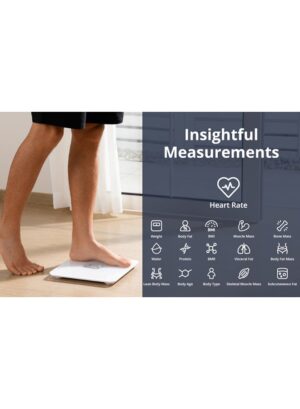 ميزان ذكي P2 برو، من انكر، ابيض - T9149K21 - Image 3