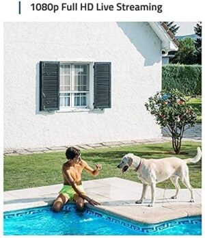 نظام كاميرات يوفي كام 2 لاسلكية للأمن المنزلي، من أنكر، أبيض T88423D2 - Image 3