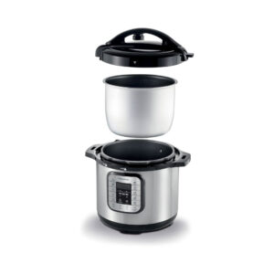 ⁦طنجرة ضغط كهربائية كينوود، 16 وظيفة، 8 لتر، 1200 واط، فضي - PCM80.000SS⁩ - الصورة ⁦4⁩