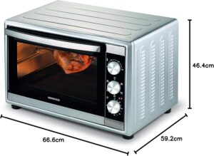 فرن كهربائي كينوود، 70 لتر، 2300 واط، فضي وأسود - MOM70.000SS - Image 4