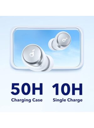 سماعات أذن ساوندكور سبيس A40، من أنكر، أبيض A3936022 - Image 4