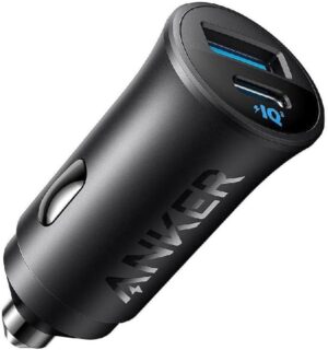 شاحن سيارة بمخرجين تايب سي ويو اس بي 30 وات، من انكر، اسود - A2741H11 - Image 4