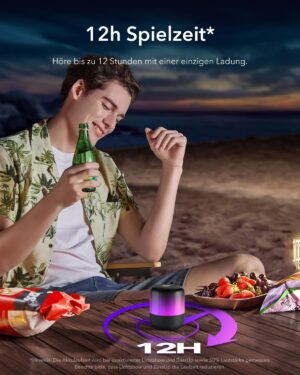 مكبر صوت ساوند كور جلو 8 وات، من انكر، اسود - A3136011 - Image 4