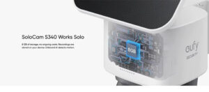 ⁦كاميرا يوفي S220 سولو للأمن، 2K، من أنكر، أسود وأبيض T8134321⁩ - الصورة ⁦8⁩