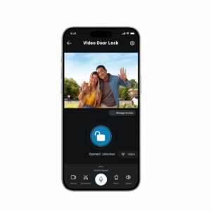 ⁦قفل فيديو يوفي E330 للأمن، من أنكر، رمادي فاتح T85311Y1⁩ - الصورة ⁦4⁩