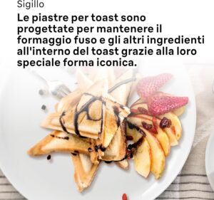 محمصة وفطيرة وافل براون 2 في 1، 800 واط، فضي وأسود - SM5005 - Image 5