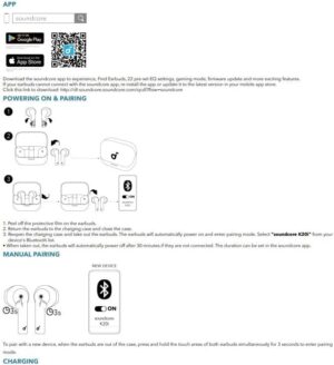 سماعات أذن ساوندكور K20i، من أنكر، أبيض A3994H21 - Image 5