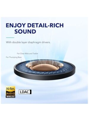 سماعات أذن ساوندكور سبيس A40، من أنكر، أبيض A3936022 - Image 5