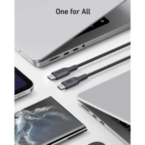 كابل تايب سي إلى تايب سي 1.8 متر، من انكر، اسود - A80F2H11 - Image 5