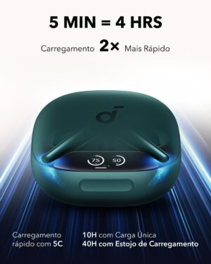 سماعات أذن ساوندكور ليبرتي 4 برو، من أنكر، أخضر A3954H61 - Image 5