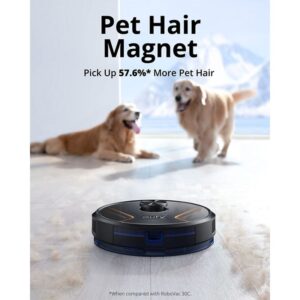 مكنسة يوفي X8 هجينة روبوتية، من أنكر، أسود T2261K11 - Image 5