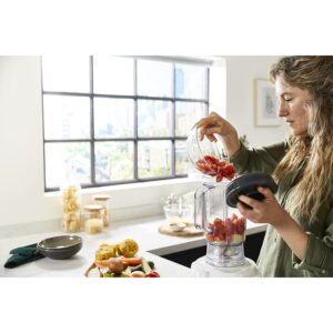 محضر طعام متعدد الوظائف كينوود، 1000 واط، أبيض - FDP65.450WH - Image 8