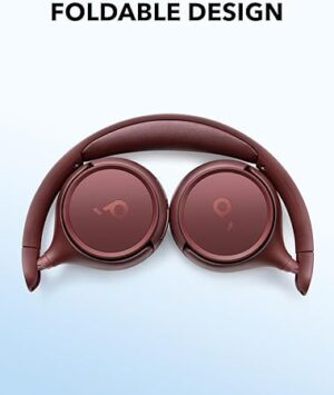 ⁦سماعة رأس لاسلكية ساوند كور، H30i ، لون أحمر، من أنكر A3012H91⁩ - الصورة ⁦3⁩