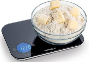 Kenwood Digital Kitchen Scale with 6 Measuring Units WEP50.000BK - Image 3